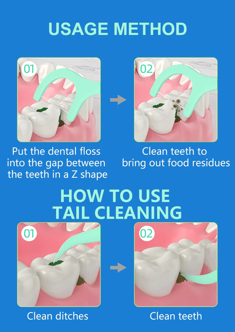 Strong & Thin Mint Professional Dental Cleaning Picks