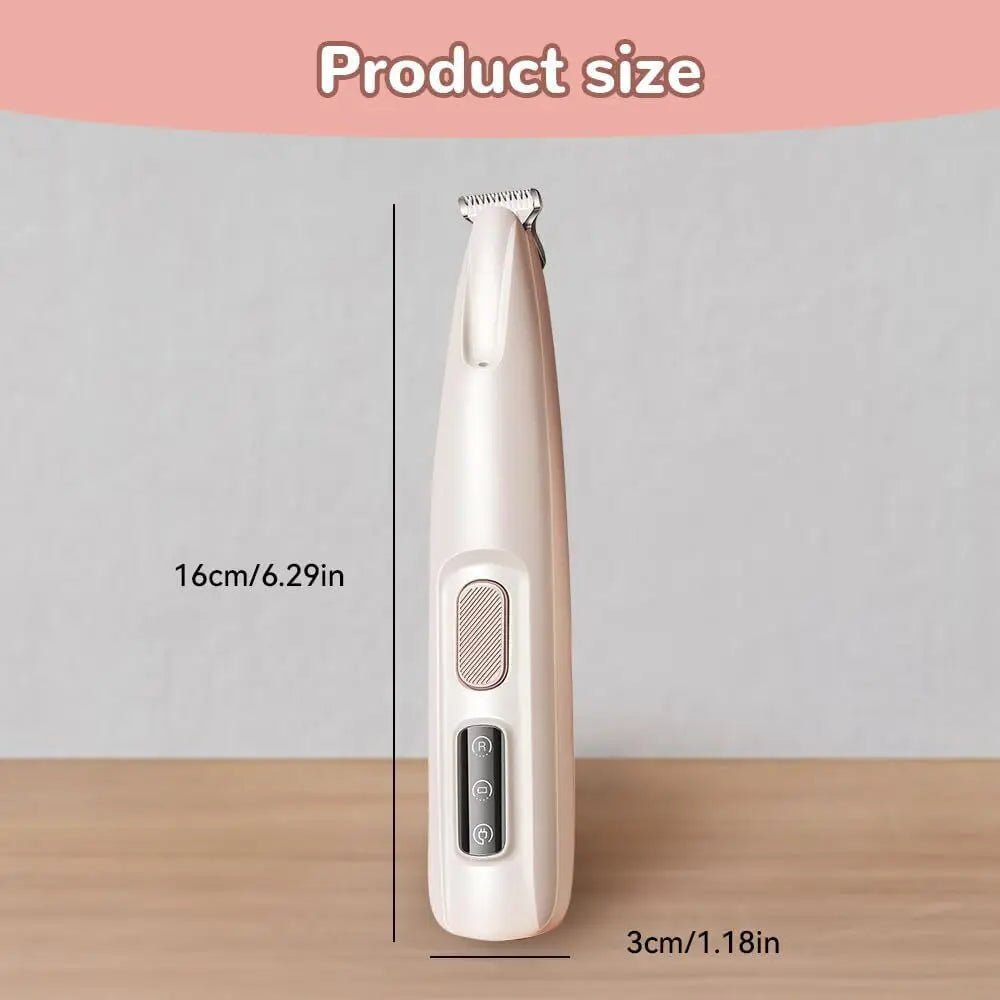Wireless Pet Dog Cat Hair Clipper with LED Light and Rechargeable Battery