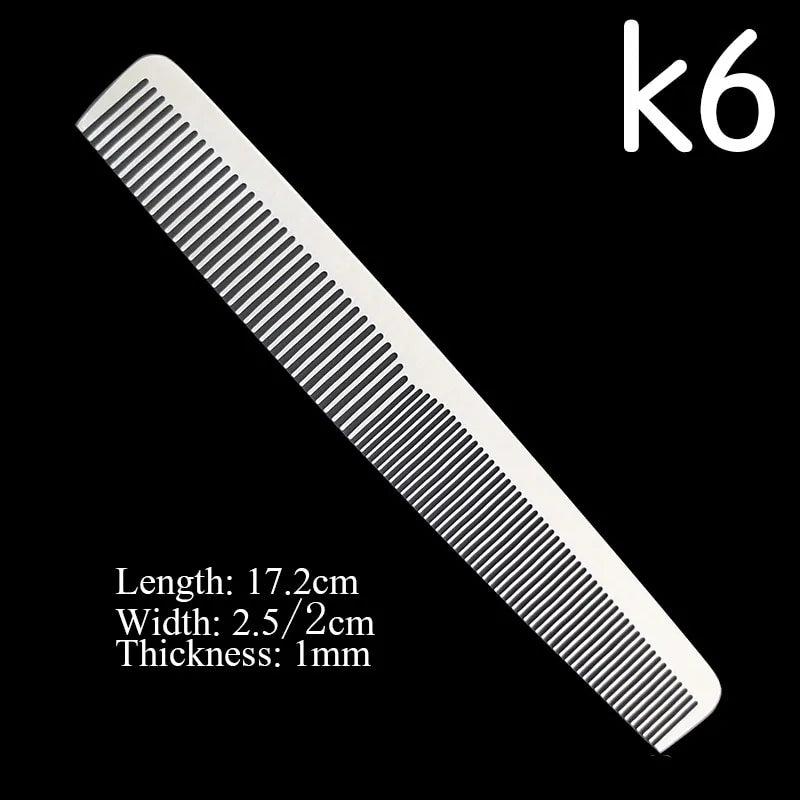 Stainless Steel Fine Tooth Hair Comb