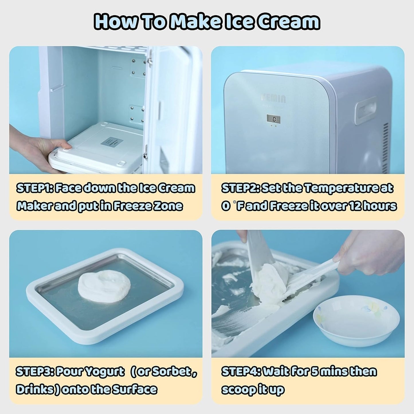 Instant Ice Cream Cold Plate