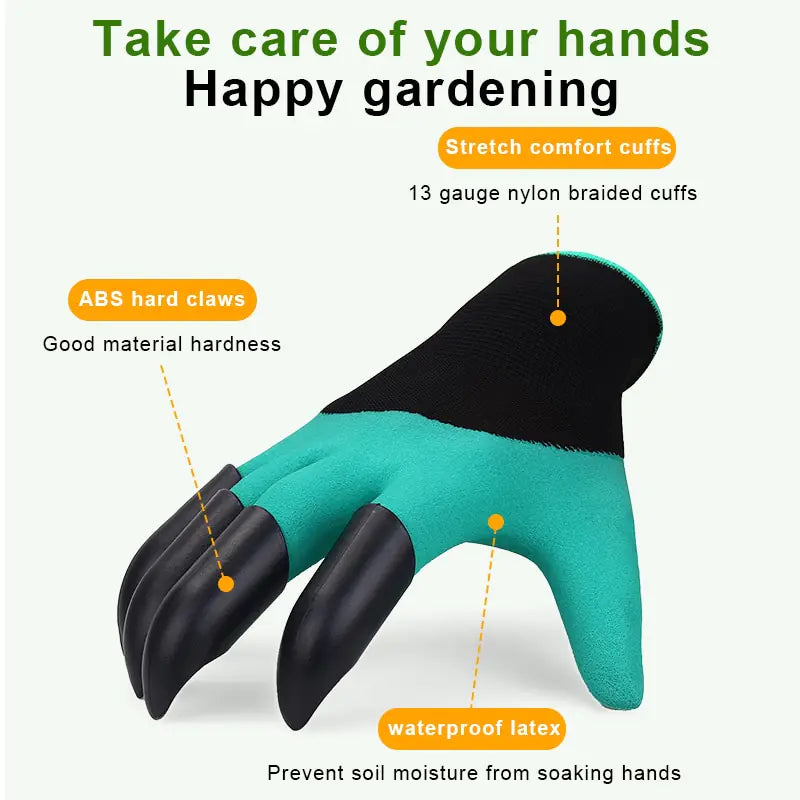 Gardening Gloves with Claws