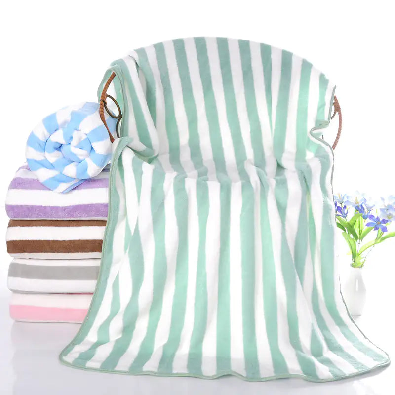 Striped Bath Towel