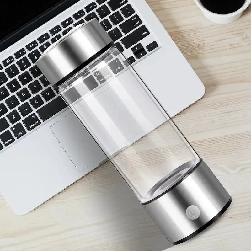 Portable Hydrogen Glass Water Bottle