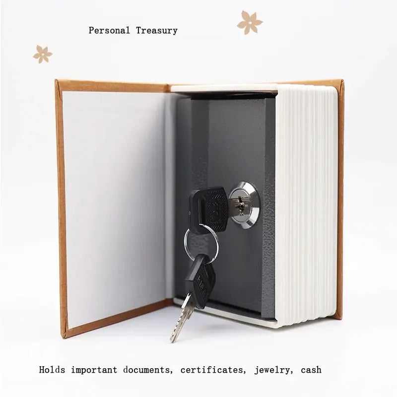 Fake Dictionary Book with Secret Locked Compartment