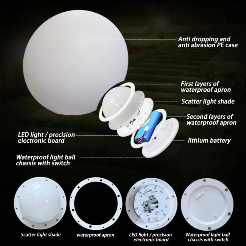 Outdoor Floating LED Ball