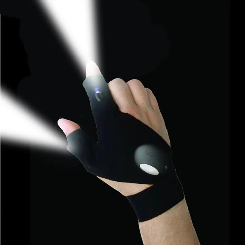 Finger LED Flashlight Glove