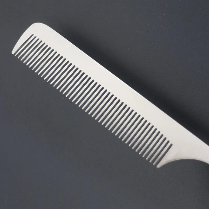 Stainless Steel Fine Tooth Hair Comb