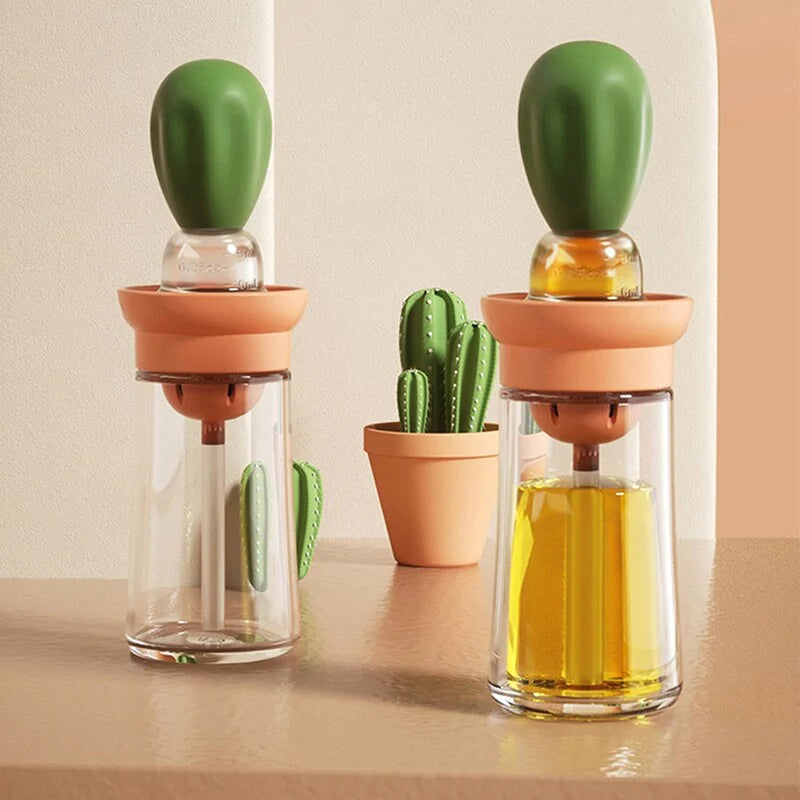 Olive Oil Dispenser with Silicone Brush