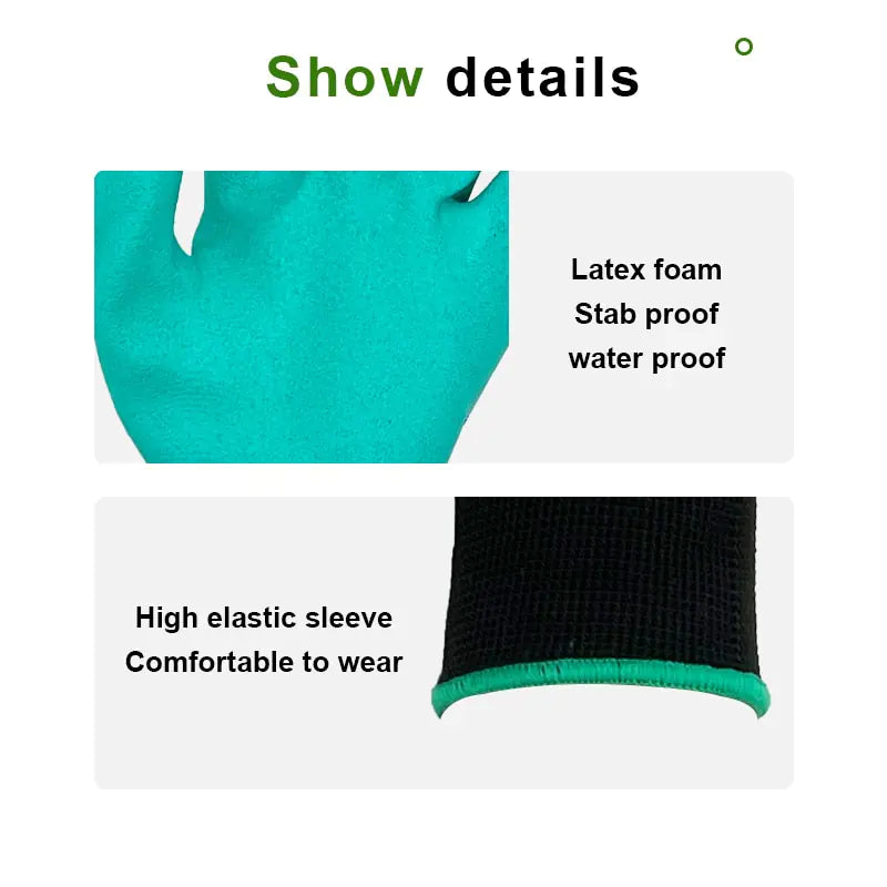 Gardening Gloves with Claws