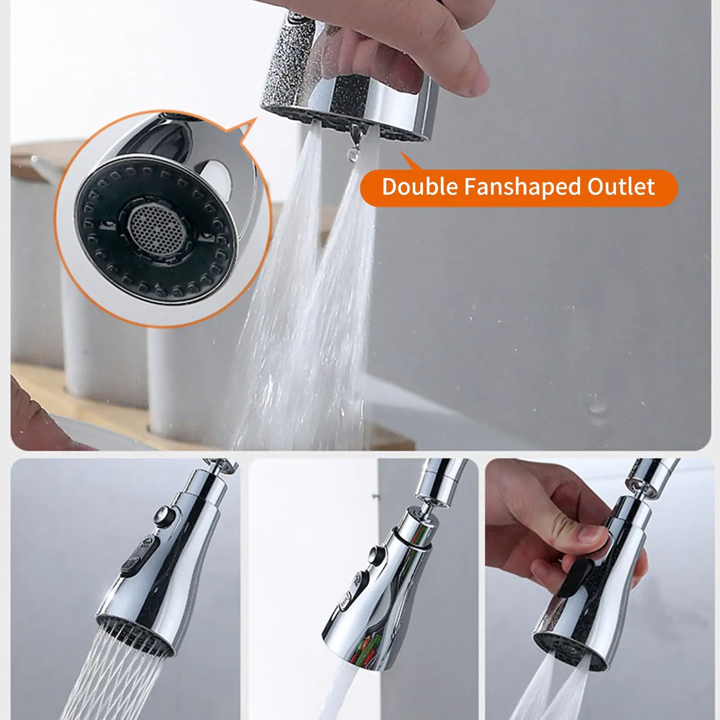 Water Faucet Sprayer Head Upgrade