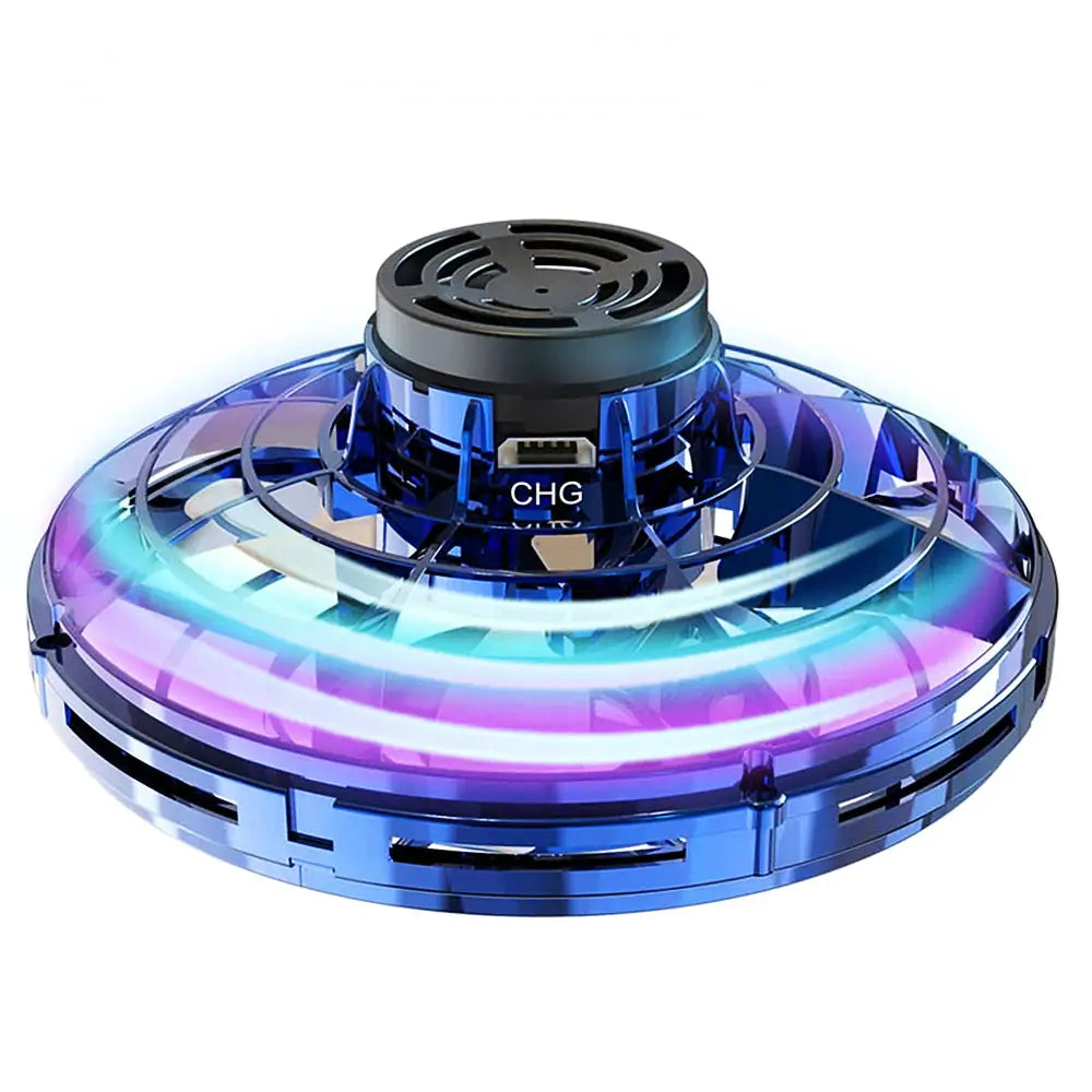 Flying Fidget Spinner with LED Lights