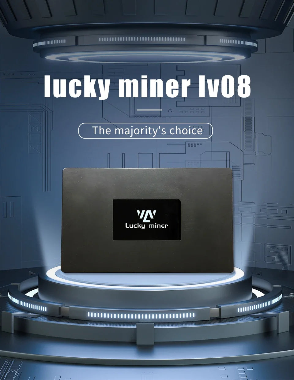 Lucky Miner LV08 (4,500 GH/S) Bitcoin Lottery Miner