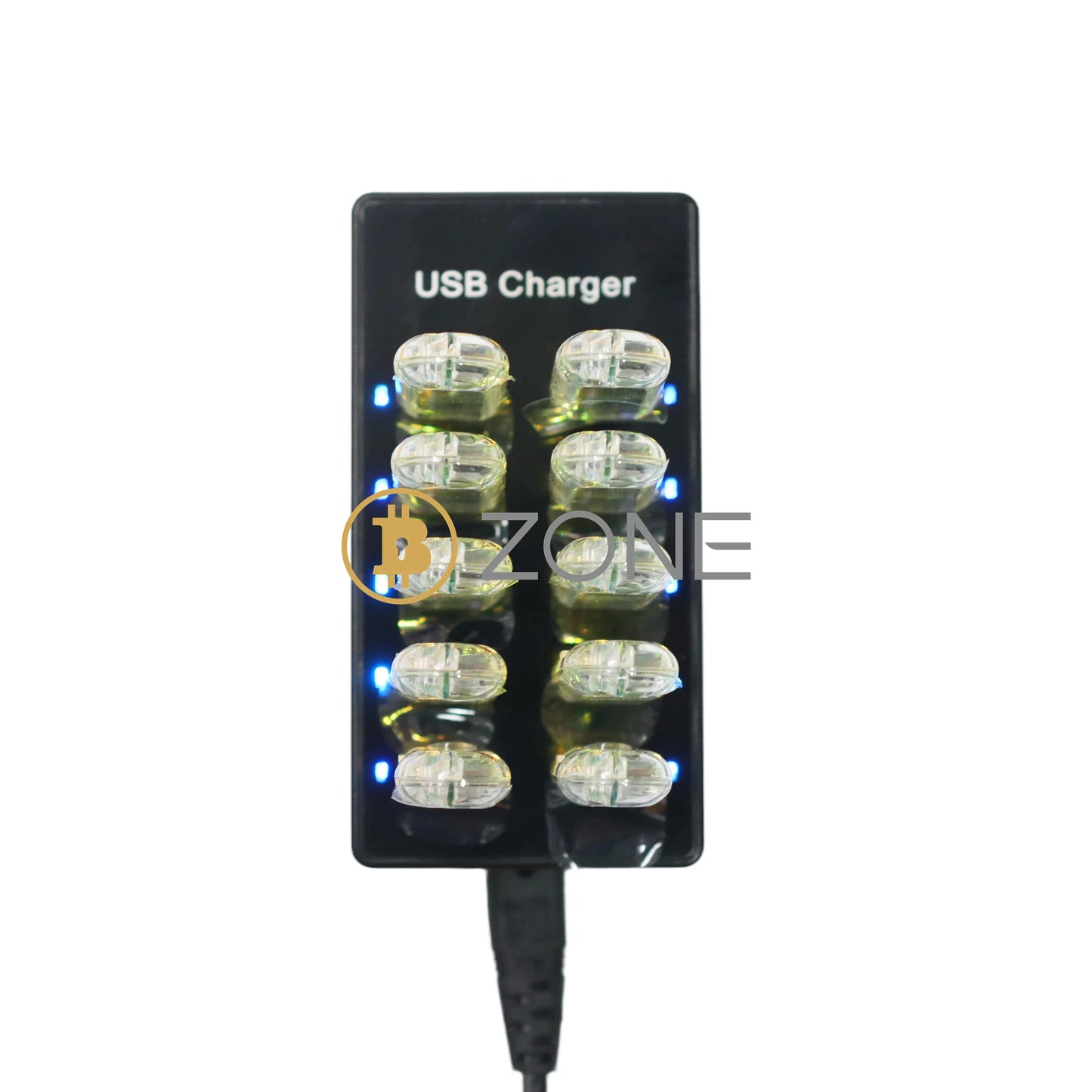 NerdMiner USB with LED Display Upgrade (74 KH/S) Bitcoin Lottery Miner with USB Station (10-pack)