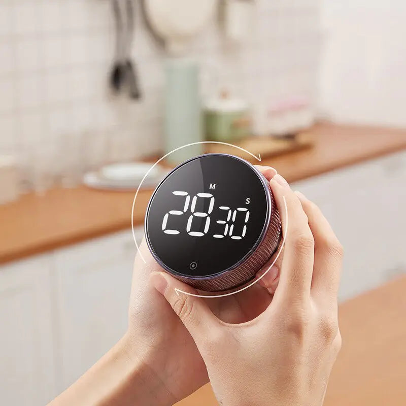 Digital LED Timer with Rotating Dial