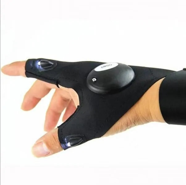 Finger LED Flashlight Glove