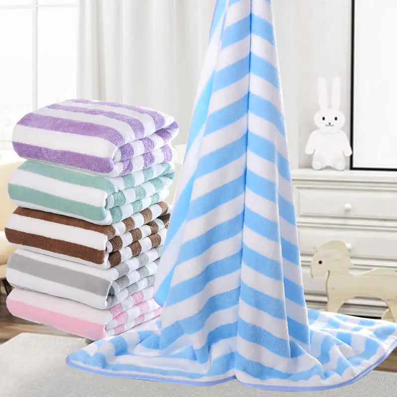 Striped Bath Towel