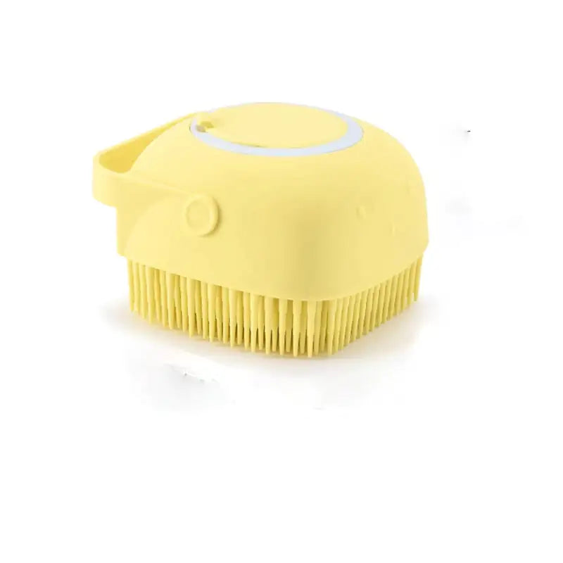 Dog Bath Brush with Soap Dispenser