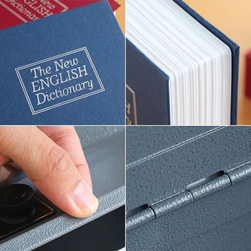 Fake Dictionary Book with Secret Locked Compartment