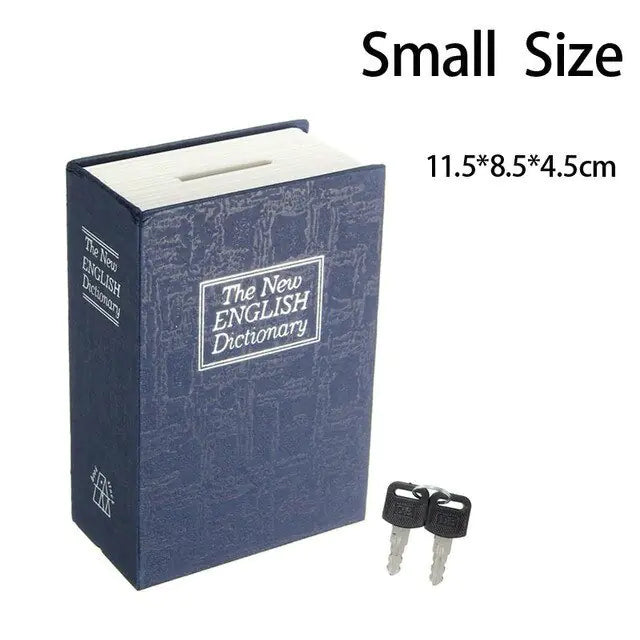 Fake Dictionary Book with Secret Locked Compartment