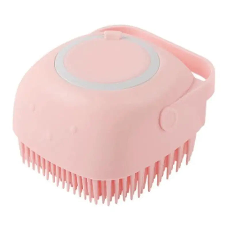 Dog Bath Brush with Soap Dispenser