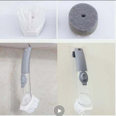 Dishwashing Brush with Soap Dispenser