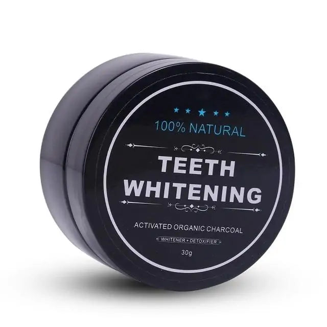 Teeth Whitening with Activated Charcoal Powder