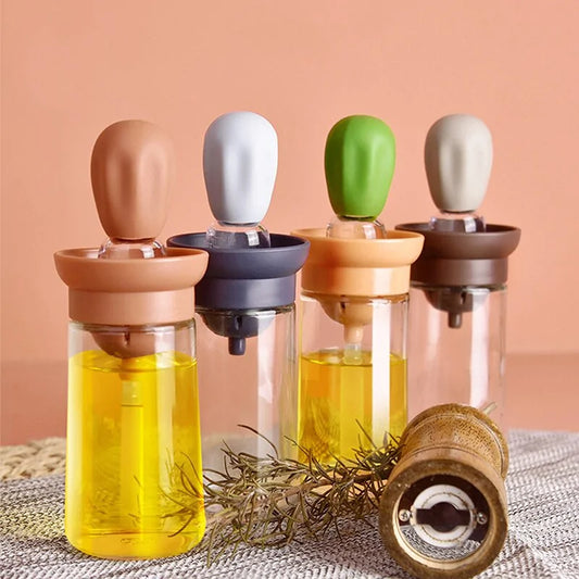 Olive Oil Dispenser with Silicone Brush