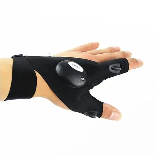 Finger LED Flashlight Glove