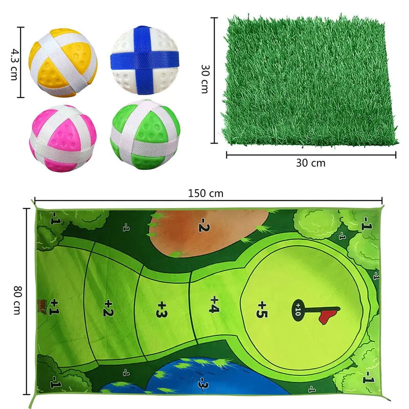 Golf Game With Velcro Foam Balls