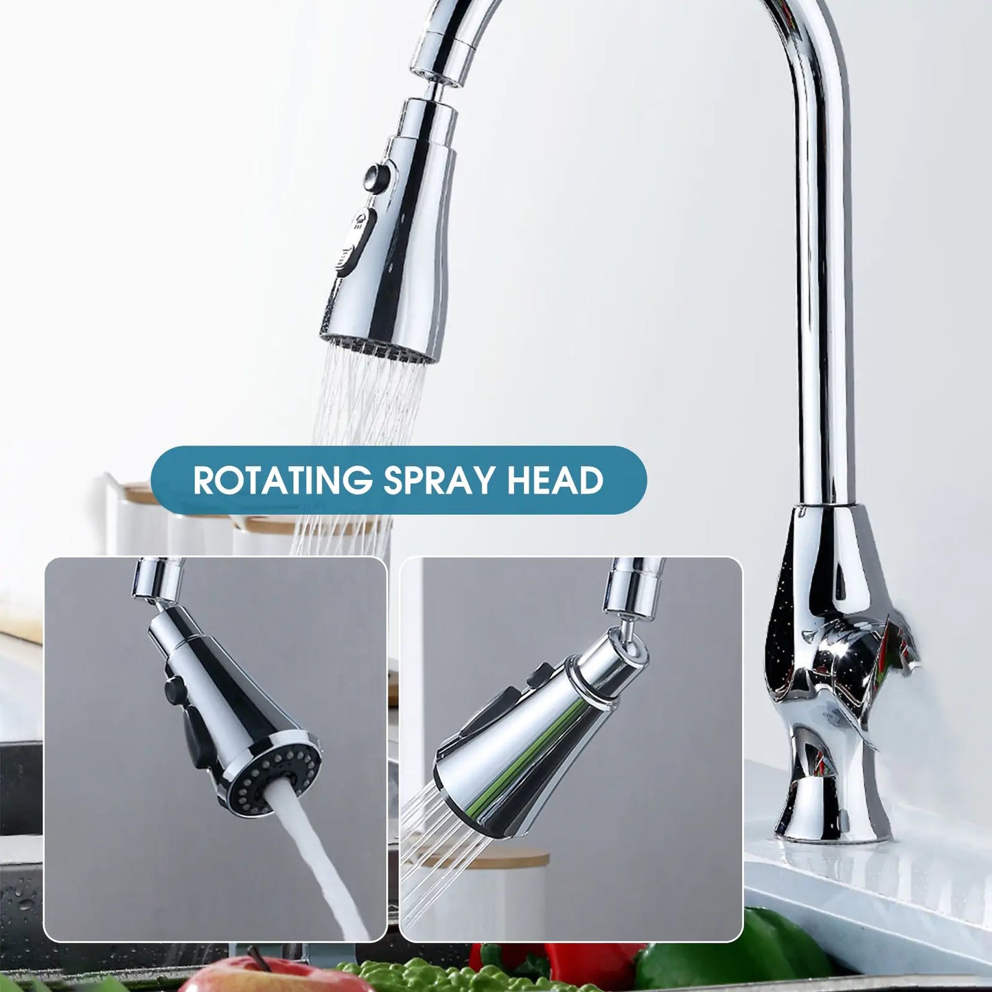 Water Faucet Sprayer Head Upgrade