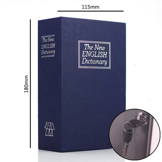 Fake Dictionary Book with Secret Locked Compartment