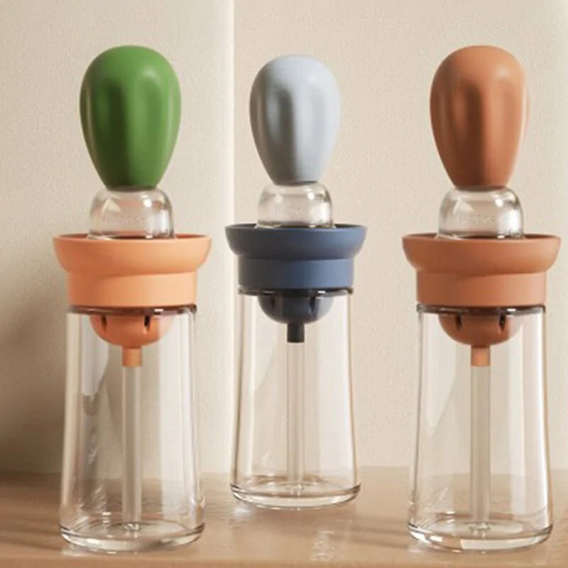 Olive Oil Dispenser with Silicone Brush