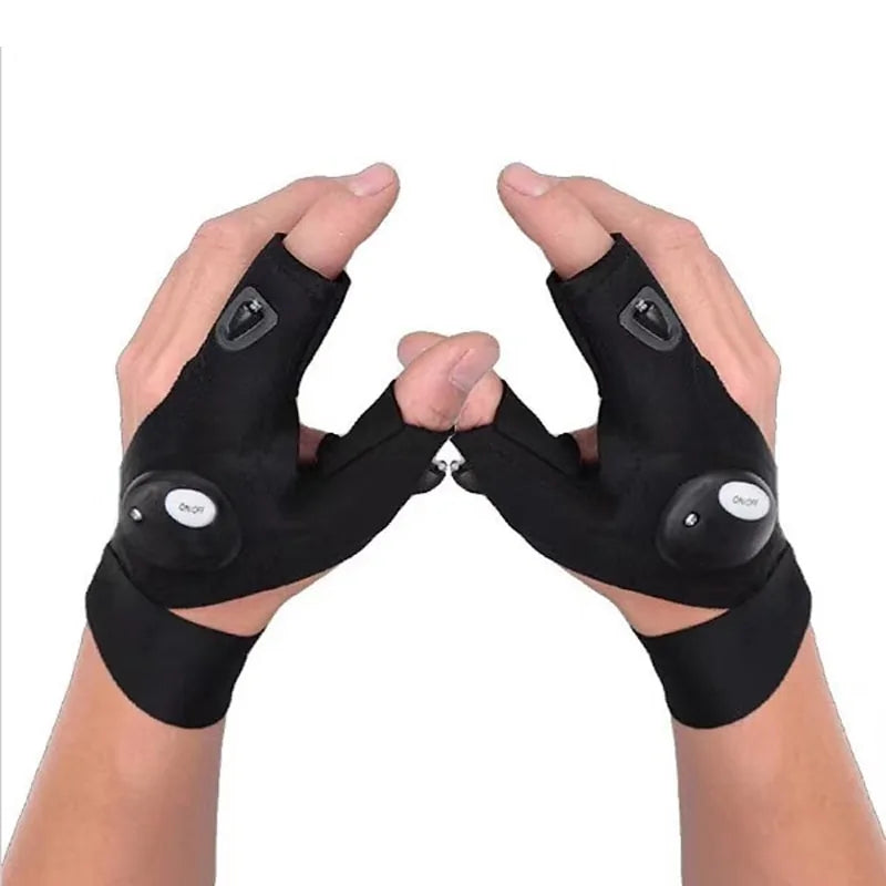 Finger LED Flashlight Glove