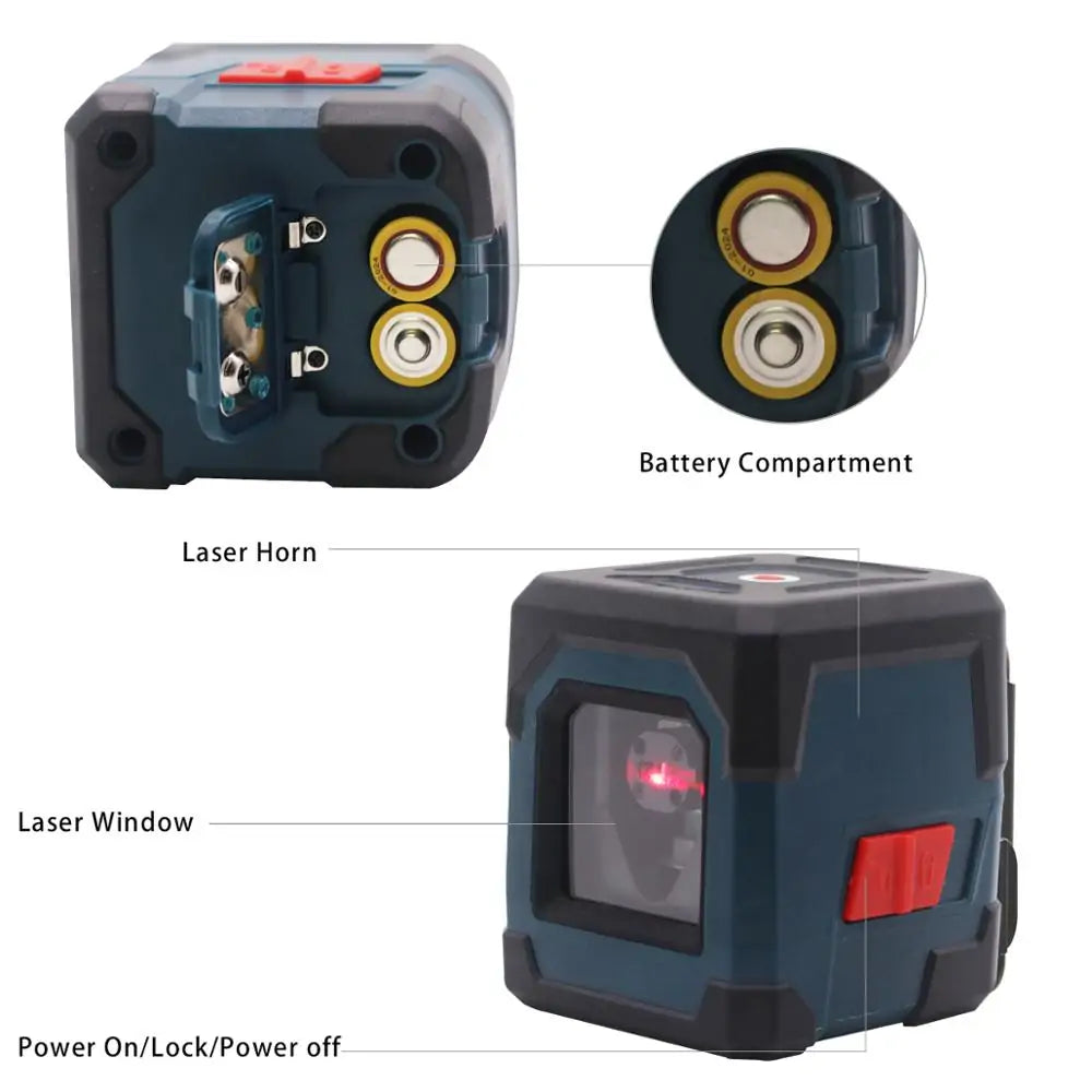 Self-Leveling Cross-Line Laser Tool