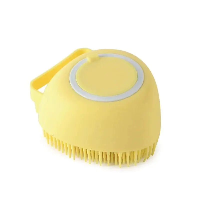 Dog Bath Brush with Soap Dispenser