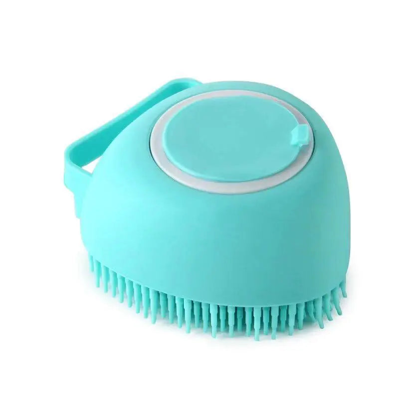 Dog Bath Brush with Soap Dispenser